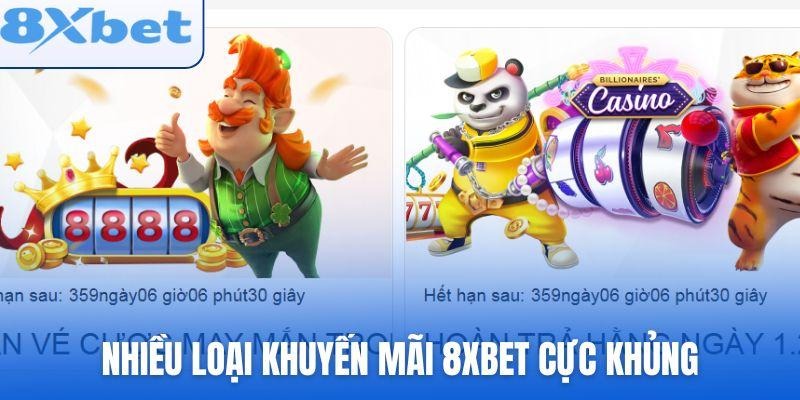 Nhiều loại khuyến mãi 8xbet cực khủng cho mọi thành viên