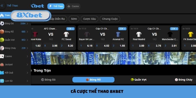 Cá Cược Thể Thao 8xbet Thú Vị, Thắng Dễ Mỗi Trận