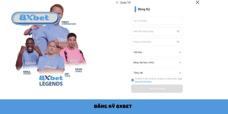 Đăng Ký 8xbet Nhanh Gọn, Nhận Ngay Ưu Đãi Hấp Dẫn