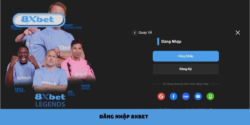 Đăng Nhập 8xbet Dễ Dàng, Vào Chơi Ngay Không Gián Đoạn