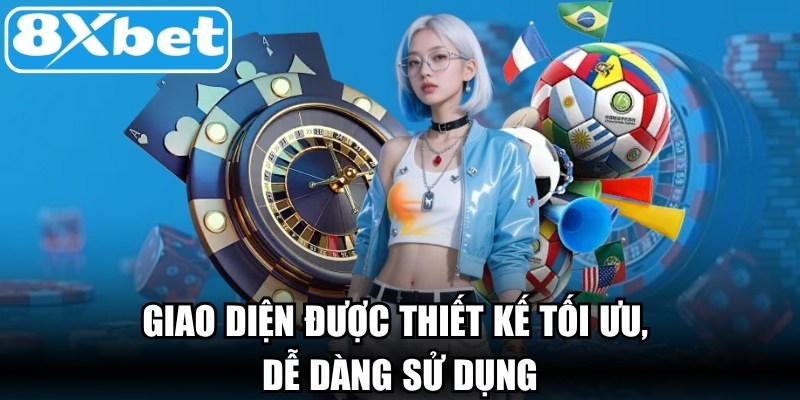 Giao diện được thiết kế một cách tối ưu, dễ dàng sử dụng